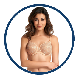 Supportive bra for big cup sizes by Fantasie