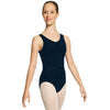 Pinch Front Tank Style Microfiber Leotard for Kids (3546C)